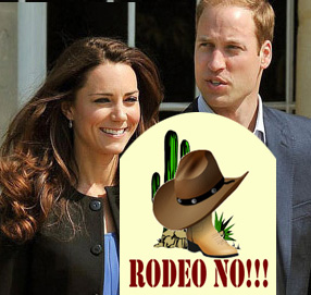 Wills and Kate don't go on a rodeo date